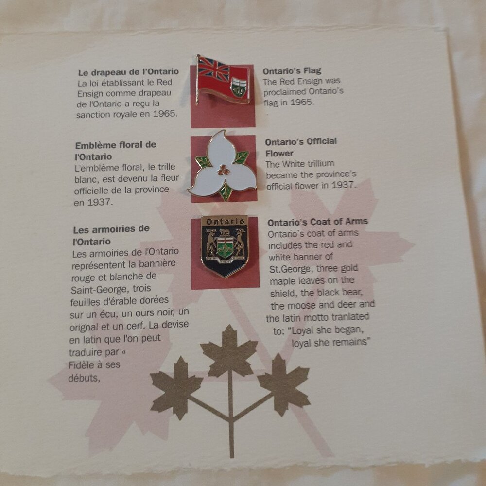 Ontario Lapel Pins 3